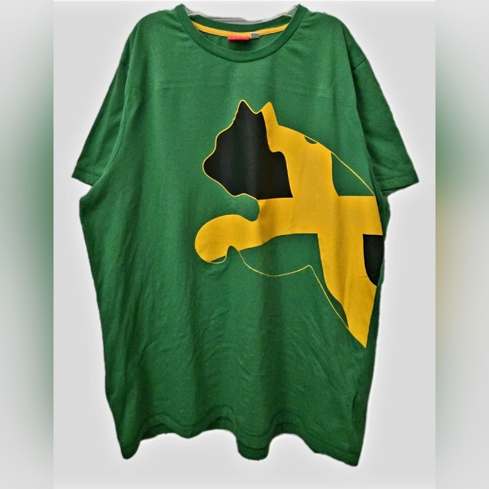 PUMA T-shirt Jamaican Flag Colors - Size XL